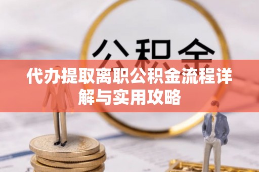 新园代办提取离职公积金流程详解与实用攻略