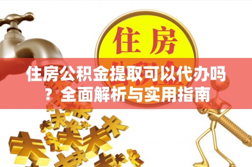 新园住房公积金提取可以代办吗？全面解析与实用指南