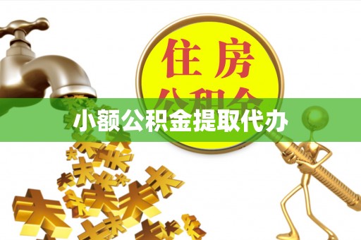 新园小额公积金提取代办