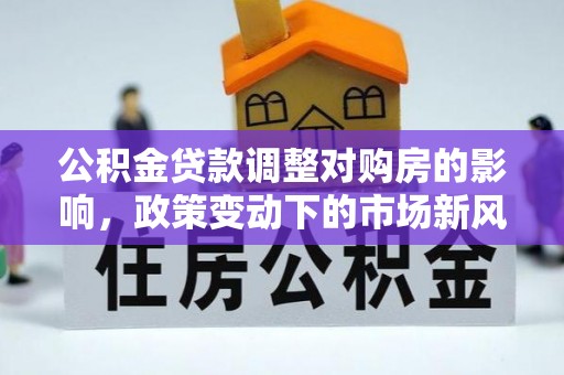 新园公积金贷款调整对购房的影响，政策变动下的市场新风向