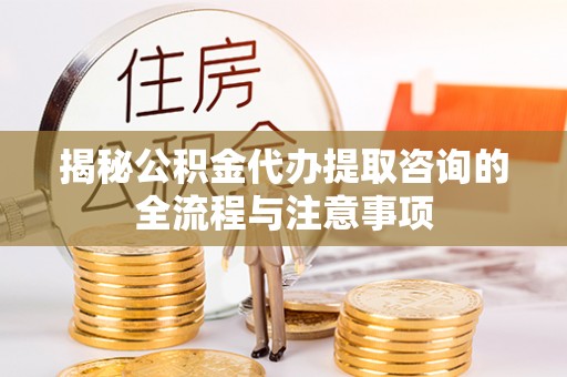 新园揭秘公积金代办提取咨询的全流程与注意事项