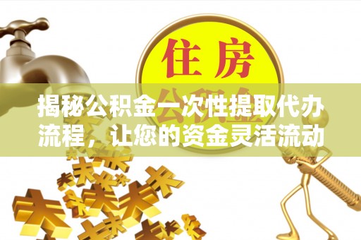新园揭秘公积金一次性提取代办流程，让您的资金灵活流动