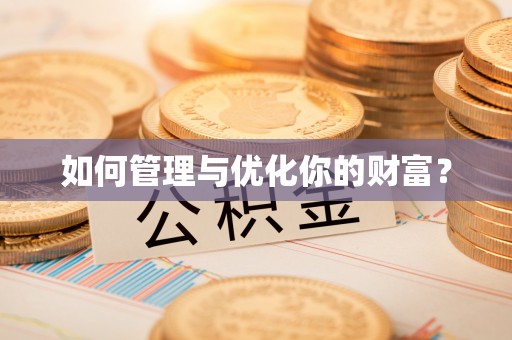 新园如何管理与优化你的财富？