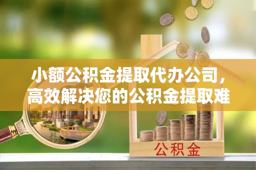 新园小额公积金提取代办公司，高效解决您的公积金提取难题