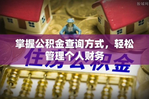 新园掌握公积金查询方式，轻松管理个人财务