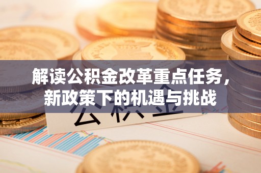 新园解读公积金改革重点任务，新政策下的机遇与挑战