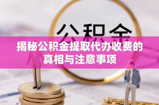 新园揭秘公积金提取代办收费的真相与注意事项