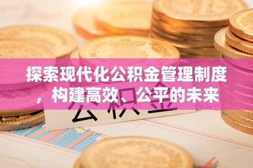 新园探索现代化公积金管理制度，构建高效、公平的未来