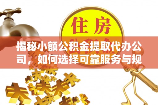 新园揭秘小额公积金提取代办公司，如何选择可靠服务与规避风险