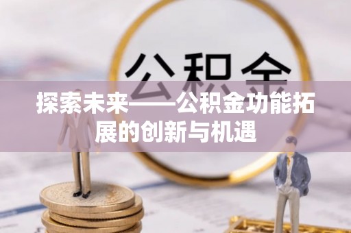 新园探索未来——公积金功能拓展的创新与机遇