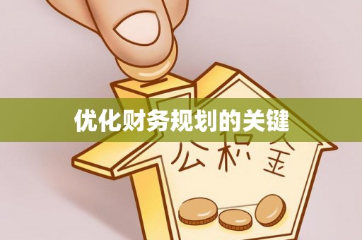 新园优化财务规划的关键