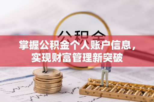 新园掌握公积金个人账户信息，实现财富管理新突破