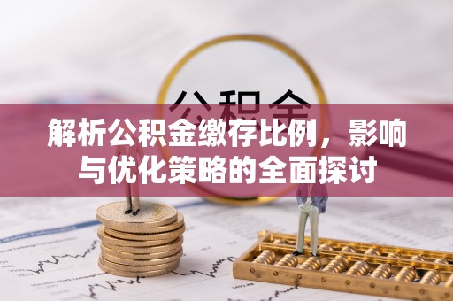 新园解析公积金缴存比例，影响与优化策略的全面探讨