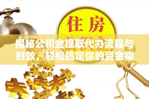 新园揭秘公积金提取代办流程与时效，轻松搞定你的资金需求