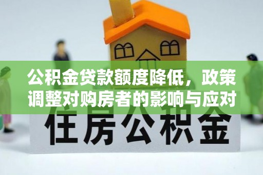新园公积金贷款额度降低，政策调整对购房者的影响与应对策略