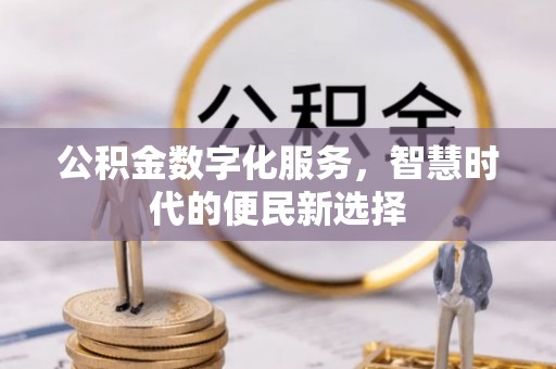 新园公积金数字化服务，智慧时代的便民新选择