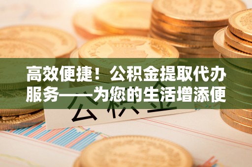 新园高效便捷！公积金提取代办服务——为您的生活增添便利