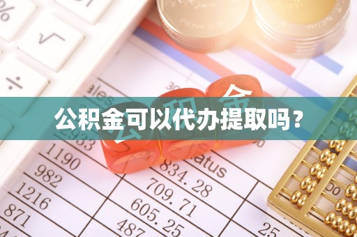 新园公积金可以代办提取吗？
