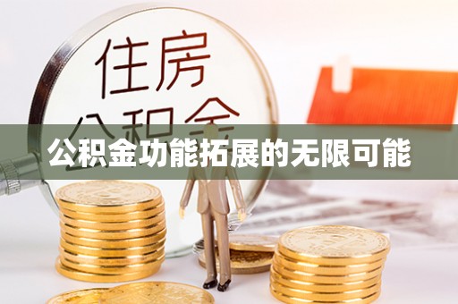 新园公积金功能拓展的无限可能