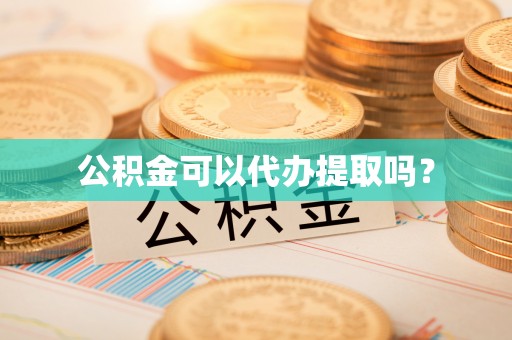 新园公积金可以代办提取吗？