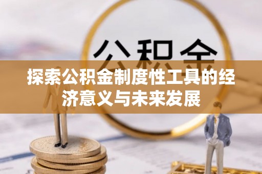 新园探索公积金制度性工具的经济意义与未来发展