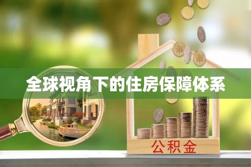 新园全球视角下的住房保障体系