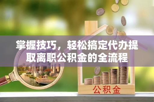 新园掌握技巧，轻松搞定代办提取离职公积金的全流程