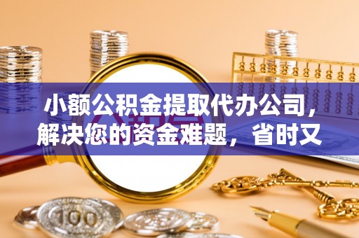 新园小额公积金提取代办公司，解决您的资金难题，省时又省心