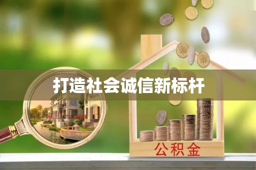 新园打造社会诚信新标杆